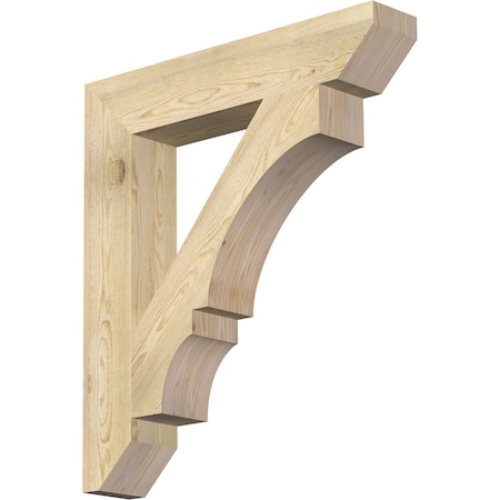 Ekena Millwork Balboa Slat Rough Sawn Bracket, Douglas Fir, 6"W x 34"D x 38"H BKT06X34X38BOA06RDF